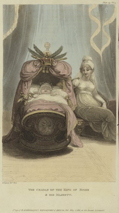 La cuna del Rey de Roma y Su Majestad de English School