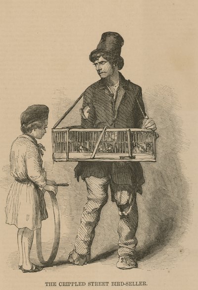 El vendedor ambulante de pájaros lisiado de English School