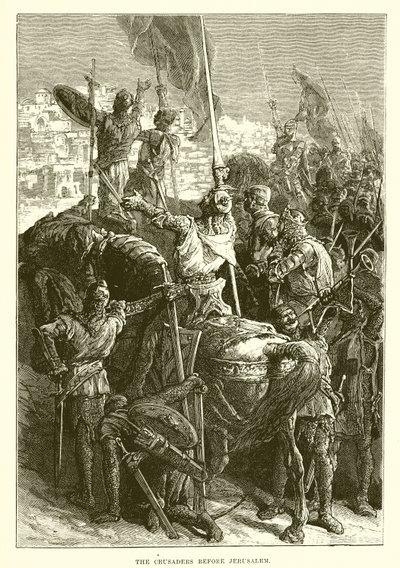 Los cruzados ante Jerusalén de English School