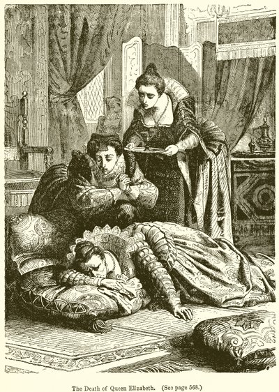 La muerte de la Reina Isabel de English School