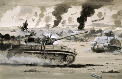 La derrota del Afrika Corps en El Alamein de English School