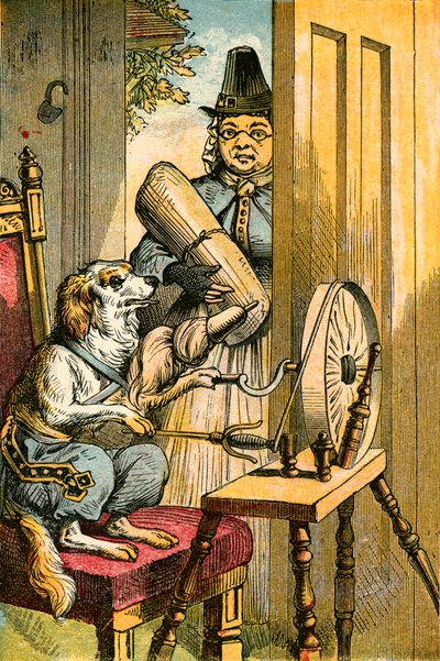 El perro girando de English School