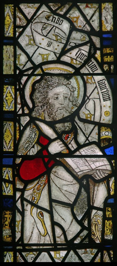 La ventana este que representa a San Bartolomé de English School