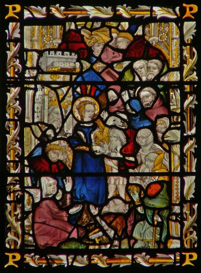 La ventana este que representa a Santa Isabel de Hungría de English School