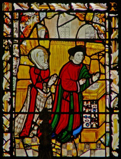 La ventana este que representa a los donantes - Ely de English School