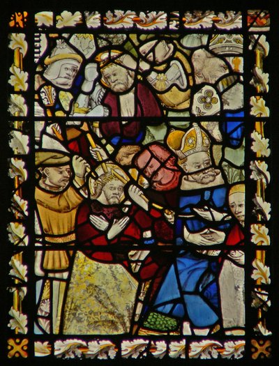 La ventana este que representa la burla de Cristo? de English School