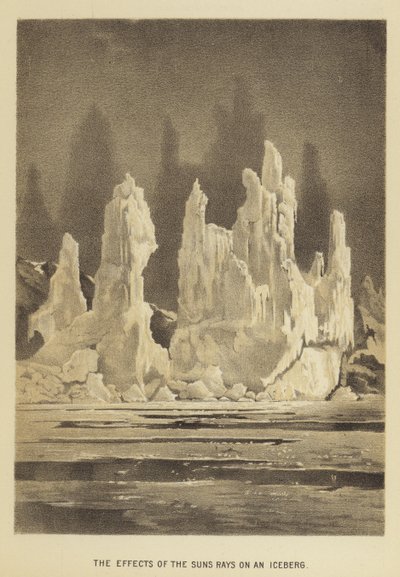 Los efectos de los rayos del sol en un iceberg de English School