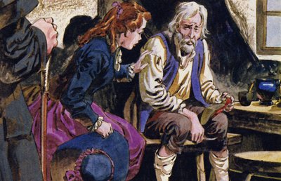 El anciano zapatero no reconoció a su hija de English School