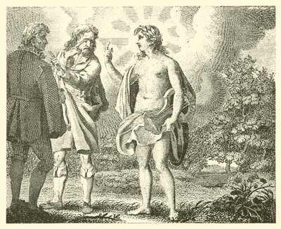 El envidioso y el codicioso (grabado) de English School