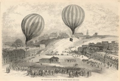 La fuga del ayudante de campo del General Trochu de París de English School