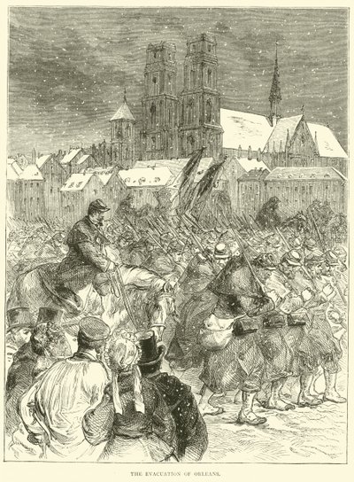 La evacuación de Orleans, diciembre 1870 de English School
