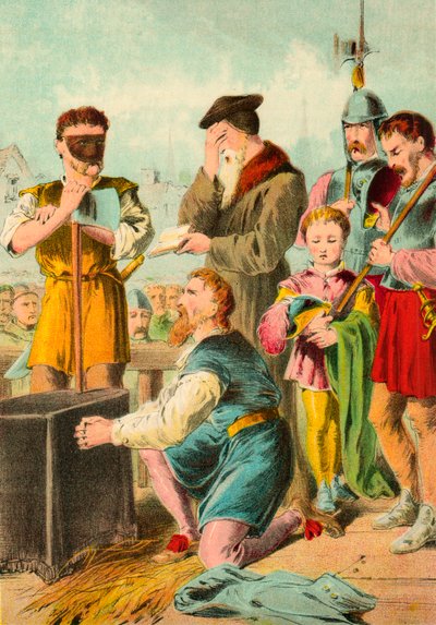 La ejecución del Duque de Somerset de English School