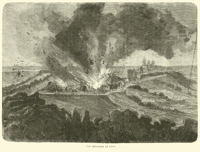 La explosión en Laon, septiembre 1870 de English School