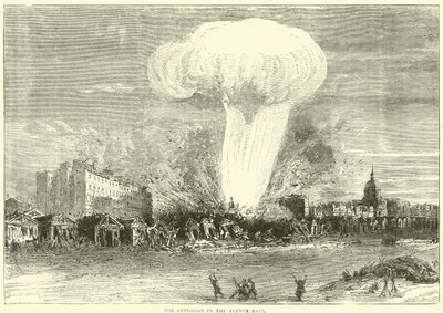La explosión en la avenida Rapp, abril 1871 de English School