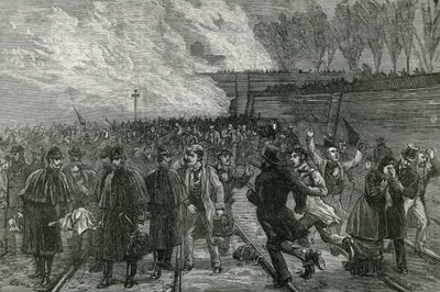 El fatal accidente ferroviario en Canonbury, sacando a los heridos del túnel de English School