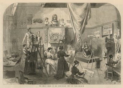 La escuela femenina de arte en Queen Square de English School