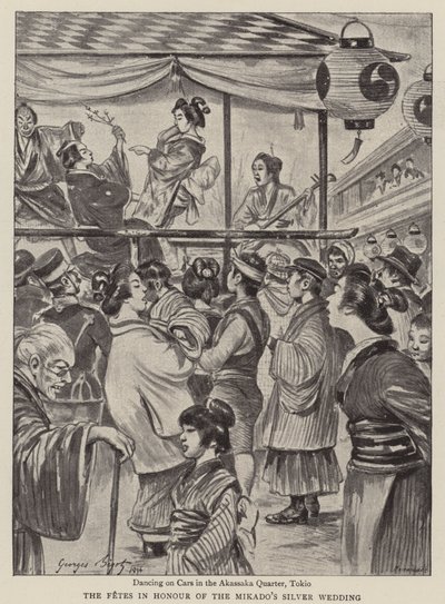 Las fiestas en honor de las bodas de plata del Mikado de English School