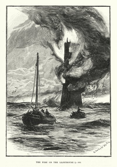 El incendio en el faro de English School