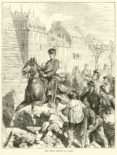 El primer alemán en París, febrero 1871 de English School