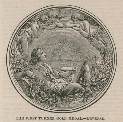 La primera Medalla de Oro Turner (reverso) de English School