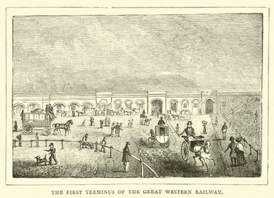 El primer terminal del Gran Ferrocarril del Oeste de English School