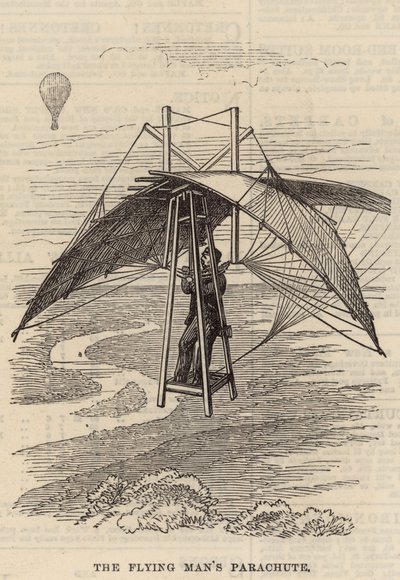El paracaídas del hombre volador de English School