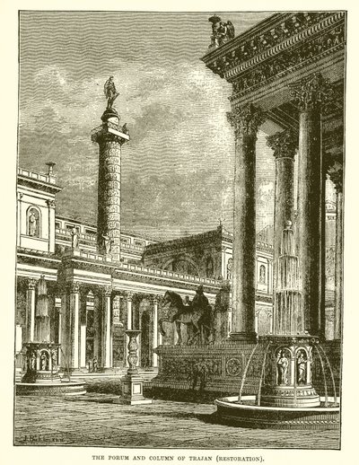 El foro y la columna de Trajano de English School