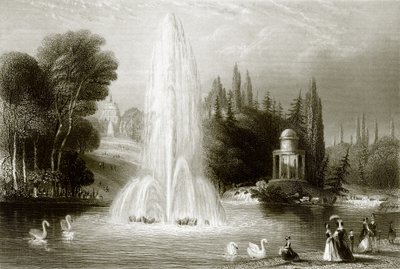 La fuente en Wilhelmshohe, cerca de Cassel de English School