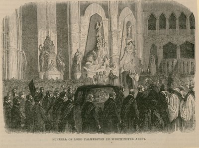 El funeral de Lord Palmerston de English School