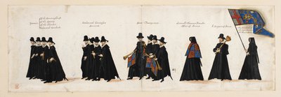 El cortejo fúnebre de la reina Isabel I a la Abadía de Westminster, 28 de abril de 1603 de English School