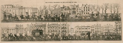 El cortejo fúnebre del difunto Duque de York de English School