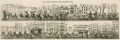 La procesión fúnebre del difunto Duque de York de English School