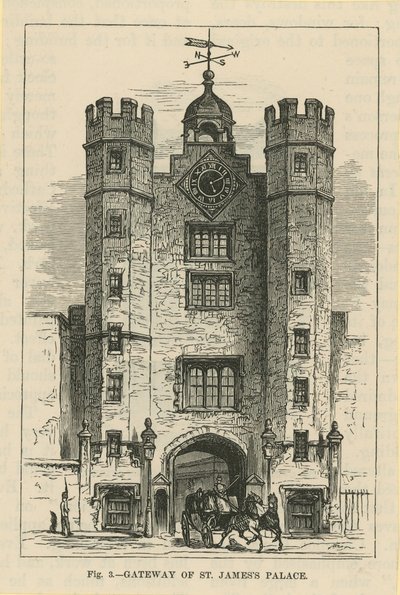 La entrada del Palacio de St. James de English School