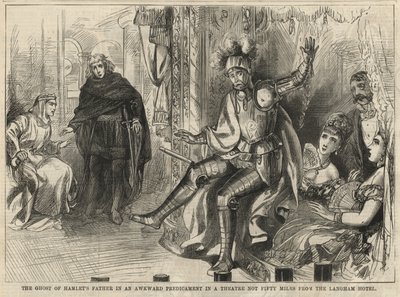 El fantasma del padre de Hamlet en una situación incómoda de English School