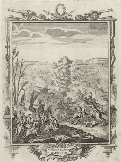 La gloriosa batalla de Blenheim de English School