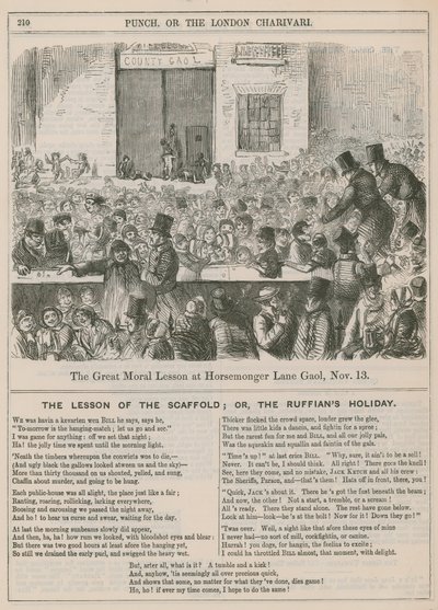 La gran lección moral en la cárcel de Horsemonger Lane de English School