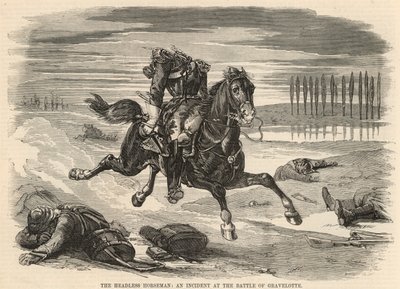 El jinete sin cabeza; Un incidente en la Batalla de Gravelotte de English School