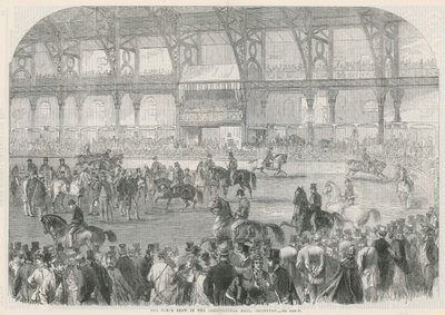 El espectáculo ecuestre en el Agricultural Hall de English School