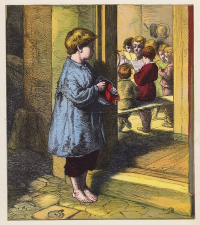 "El himno que me enseñó mi madre" (litografía en color) de English School