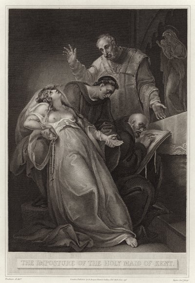 La impostura de la Santa Doncella de Kent de English School