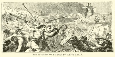 La invasión de Britania por Julio César de English School