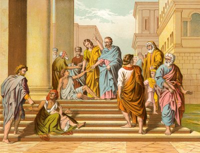 El cojo sanado por Pedro y Juan de English School