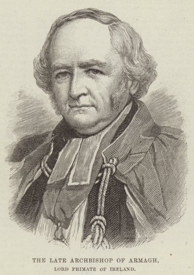 El difunto Arzobispo de Armagh, Lord Primado de Irlanda de English School