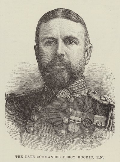 El difunto comandante Percy Hockin, RN de English School