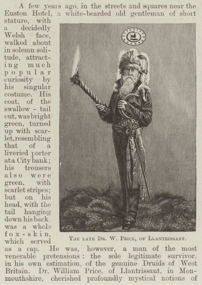 El difunto Dr. W Price, de Llantrissant de English School