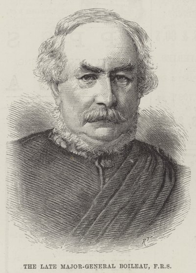 El difunto Mayor-General Boileau, FRS de English School