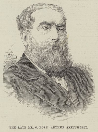 El difunto Sr. G Rose, Arthur Sketchley de English School