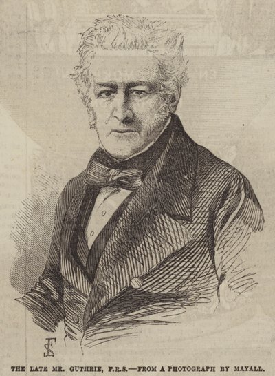 El difunto Sr. Guthrie, FRS de English School