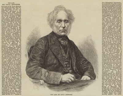 El difunto Sir David Brewster de English School