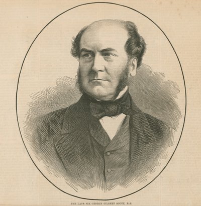El difunto Sir George Gilbert Scott, RA, arquitecto de English School